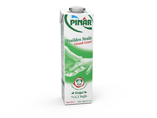 Pınar %3.3 Yağlı Süt 1 lt