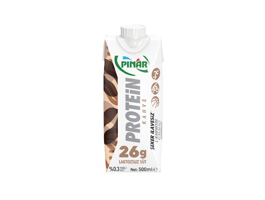 Pınar Protein Laktozsuz Kahveli Süt 500 ml