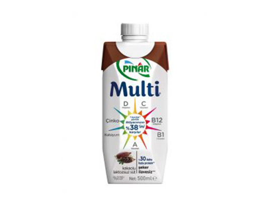 Pınar Multi Kakaolu Laktozsuz Süt 500 ml