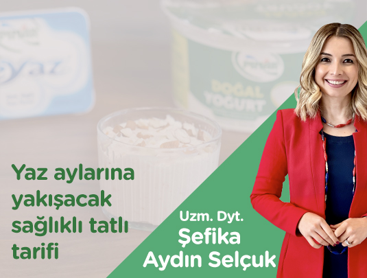 YAZ AYLARINA YAKIŞACAK SAĞLIKLI TATLI TARİFİ