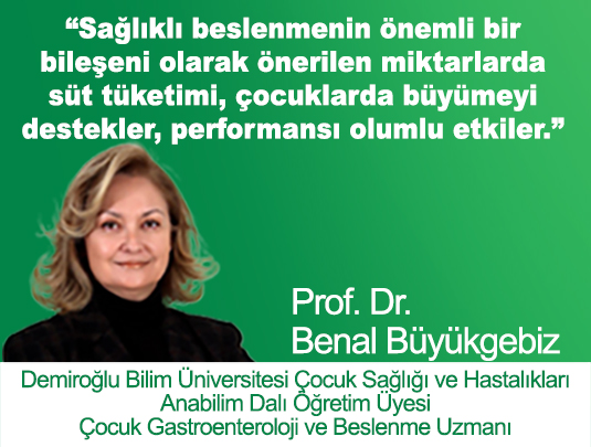 SAĞLIKLI BESLENMENİN ÖNEMLİ BİR BİLEŞENİ OLARAK ÖNERİLEN MİKTARLARDA SÜT TÜKETİMİ, ÇOCUKLARDA BÜYÜME