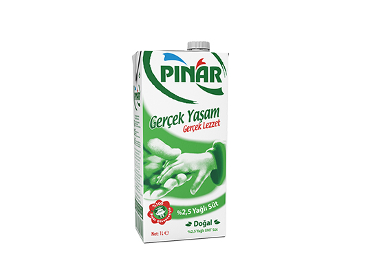 Pınar %2.5 Yağlı Süt 1 lt