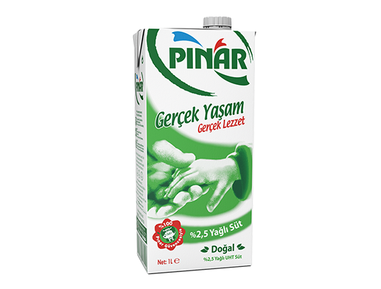 Pınar %2.5 Yağlı Süt 1 lt