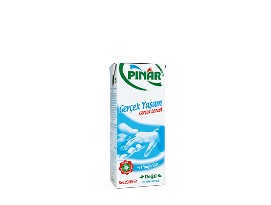 Pınar %1 Yağlı Süt 200 ml