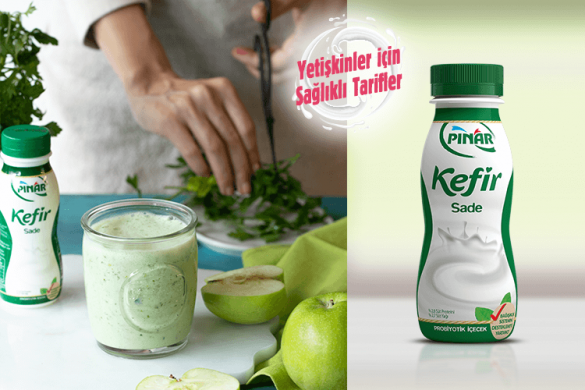 KEFİRLİ YEŞİL SMOOTHIE