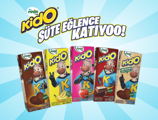 Pınar Kido Sütler Farklı Lezzetleri İle Çok Eğlenceli!