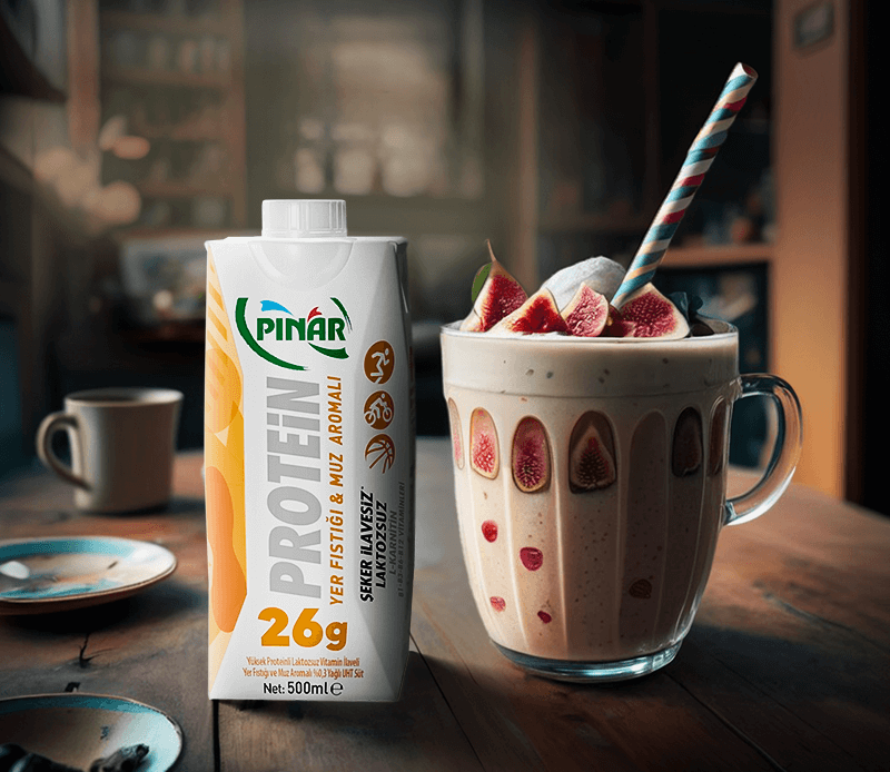 PINAR PROTEİN SÜT İLE İNCİRLİ SMOOTHIE TARİFİ
